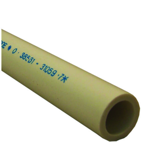 JM EAGLE 1586 Schedule Series Pipe, 1-1/4 in, 10 ft L, Solvent Weld, SCH 40 Schedule, PVC, White - 120" Stock Length