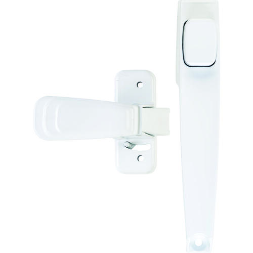 Keyed Pushbutton Handle, 3/4 to 2 in Thick Door