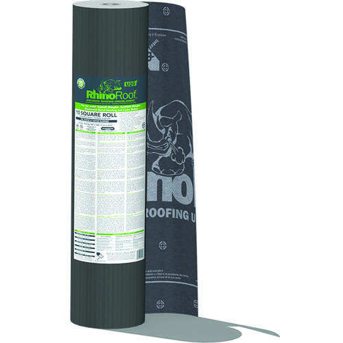 INTERWRAP RHINOROOF Roof Underlayment Roll, 286 ft L, 42 in W, Synthetic, Gray