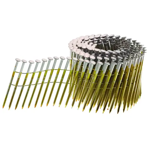 Senco GL24ASBF Nail, 2-3/8 in L, Steel, te, Full Round Head, Ring Shank Sencote - pack of 7000