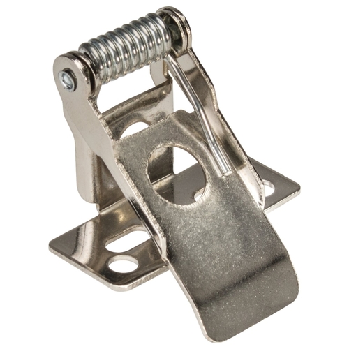 Recessed Mounting Clip, Steel, Chrome-Plated