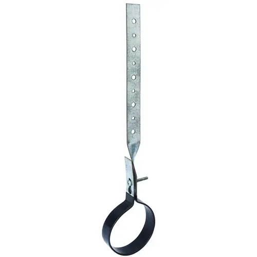Pipe Hanger, 4 in Opening, Steel Galvanized
