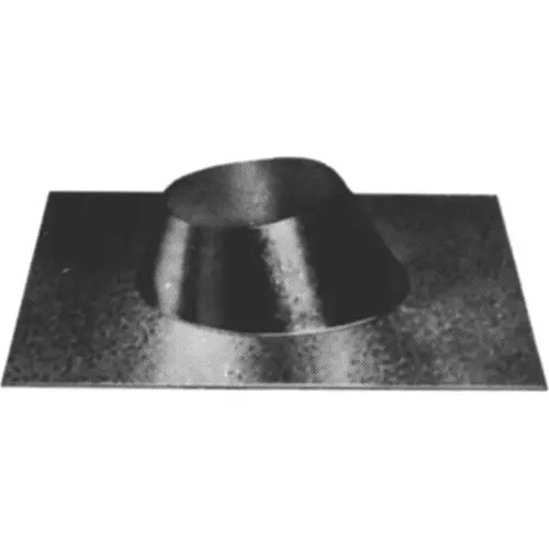 Roof Vent Flashing, Galvanized Steel