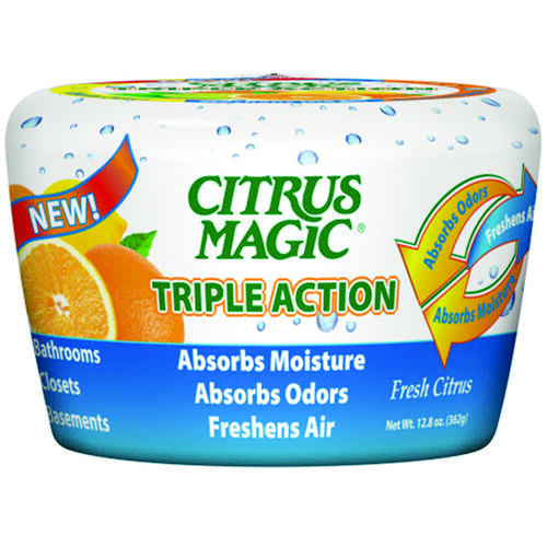 Citrus Magic 618372454/873-6PK 618372454 Moisture and Odor Absorber, 12.8 oz, Fresh Citrus