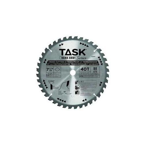 Supercut Ripping and Cross Cutting Saw Blade, 10 in Dia, 5/8 in Arbor, 40-Teeth