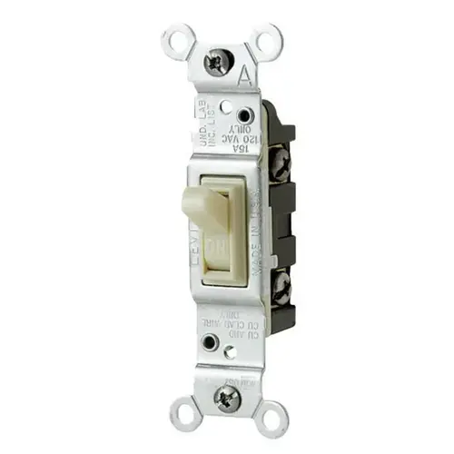 1451-ICP Switch, 15 A, 120 V, Push-In Terminal, Thermoplastic Housing Material, Ivory