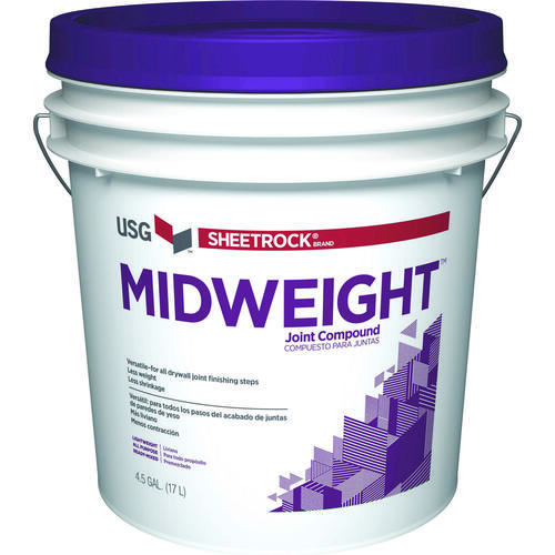 USG 380417048 Joint Compound, Paste, Off-White, 4.5 gal