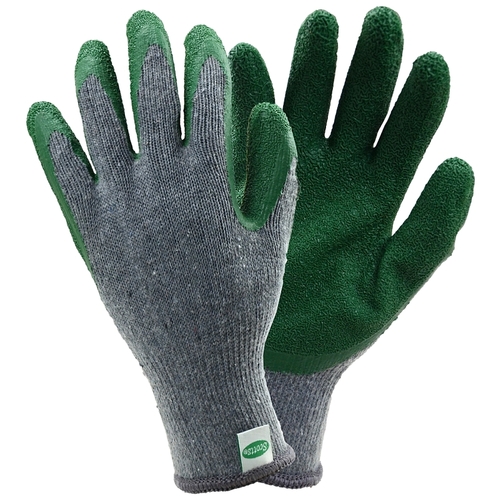 Scotts SC30501/L3P SC30501 L3P Coated Gloves, Men's, L, Elastic Knit Wrist Cuff, Latex Coating, Polyester Glove, Gray - pack of 3