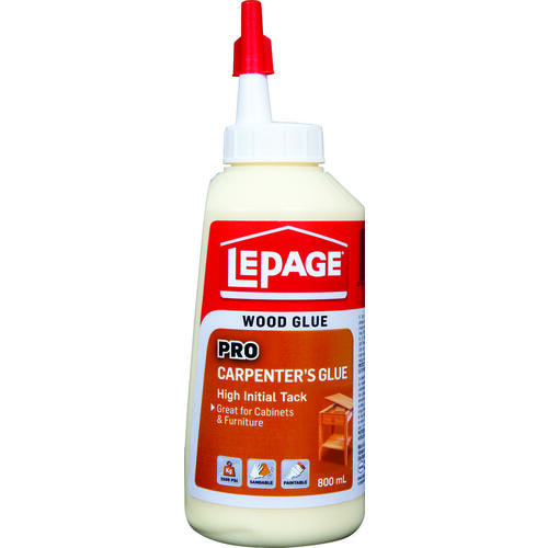 LePage 649429 Pro Series Carpenter's Glue, Yellow, 800 mL Bottle