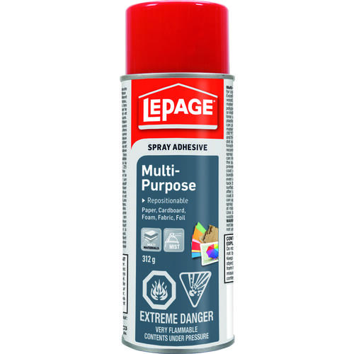 Multi-Purpose Adhesive, White, 24 hr Curing, 311.8 g Can