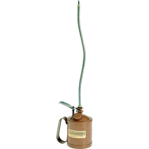 DL 120-C3 Goldenrod 120 Pump Oiler, 16 oz Capacity, Flexible Spout, Steel, Powder-Coated Copper Bronze