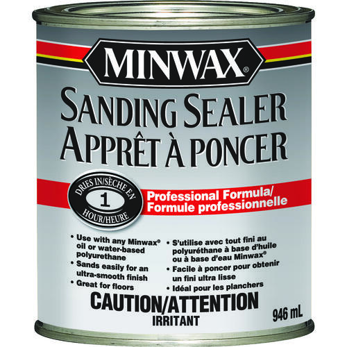 Sanding Sealer, Clear, Liquid, 946 mL, Can