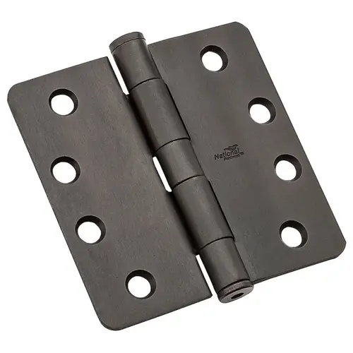 DPB179RC Series Template Hinge, 4 in H Frame Leaf, Steel, Oil-Rubbed Bronze, Removable Pin