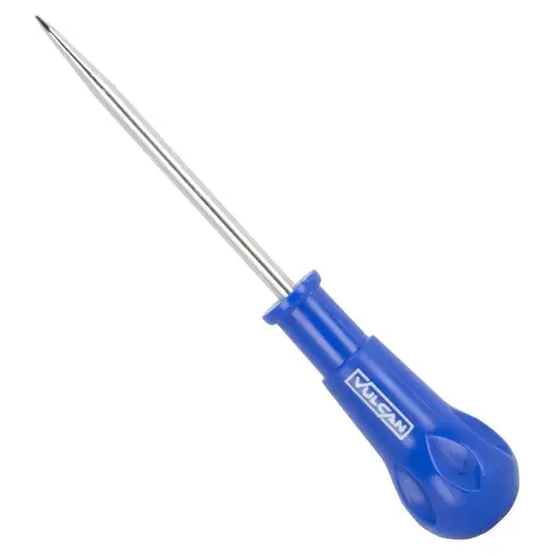 Scratch Awl, 5.8 mm Dia Shank, 4 in L Shank, 7-1/8 in OAL, Ergonomic Handle, Plastic Handle, Steel Shank