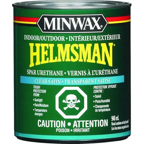 Helmsman Spar Urethane, Satin, Clear, 946 mL, Can