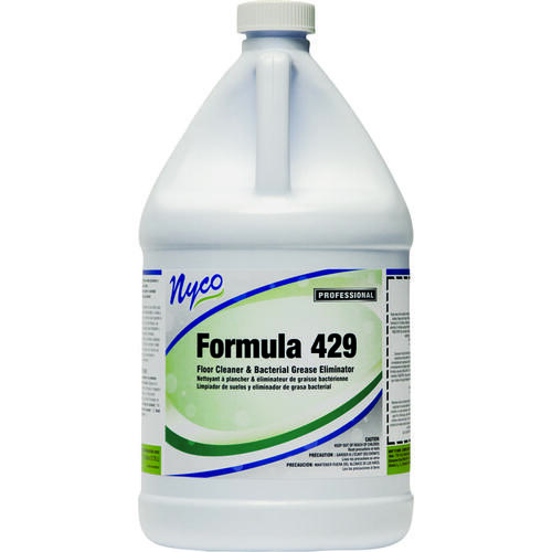 NYCO PRODUCTS COMPANY NL429-G4 Floor Cleaner, 1 gal, Liquid, Pleasant, Green