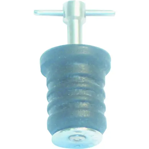 US Hardware M-162C Drain Plug, T-Handle, Brass, For: 1 in Dia Drain