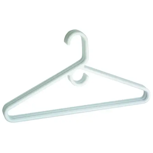 Merrick C8631A-SHW12-XCP12 Tubular Hanger, Plastic, Hunter/Navy Blue/White - pack of 36