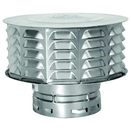 AmeriVent 8RCW Vent Cap, 8 in Connection, Snap-Lock