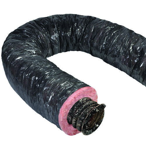 Mobile Home Insulated Flexible Duct, 14 in, 25 ft L, Polyethylene
