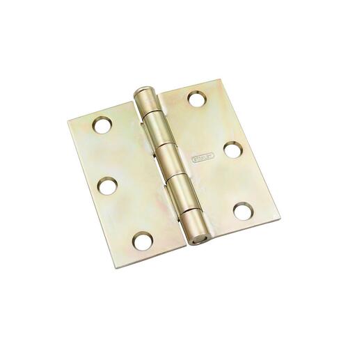 National Hardware N830266 Square Corner Door Hinge, 31/2 in H Frame