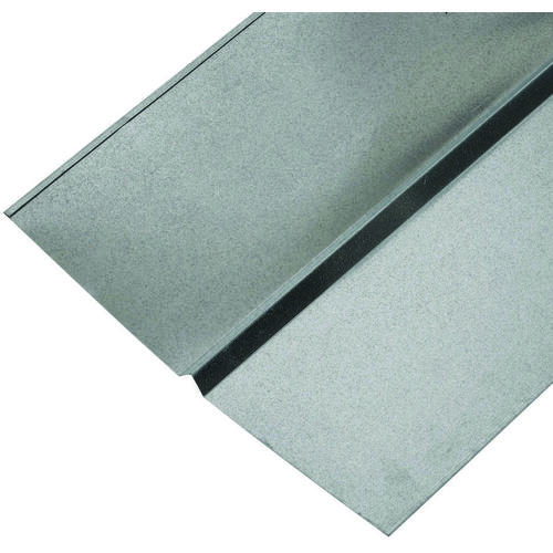 W-Valley Flashing, 10 ft L, 20 in W, Galvanized Steel