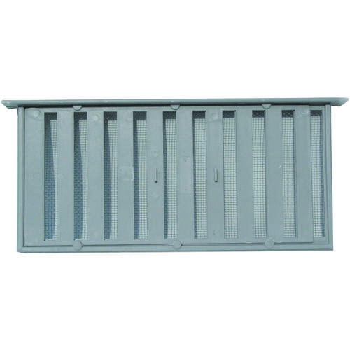 Bestvents PMS-1 Foundation Vent, 40 sq-in Net Free Ventilating Area, Polypropylene, Gray