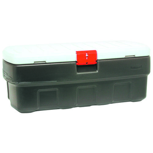 Rubbermaid RMAP480000 ActionPacker Storage Box, Plastic, Black, 43.8 in L, 20 in W, 17 in H