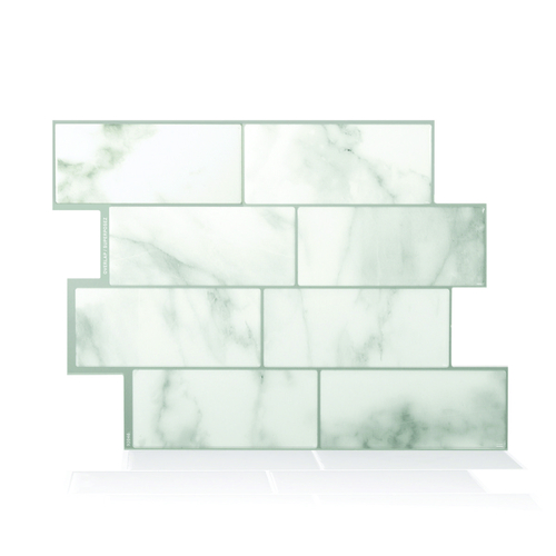 QUINCO SM1080-6 TILE WALL METRO CARREA 6PK Gray/White - pack of 6