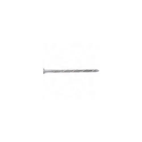 Siding Nail, 8d, 2-1/2 in L, Steel, Galvanized, Flat Head, Spiral Shank, 5 lb