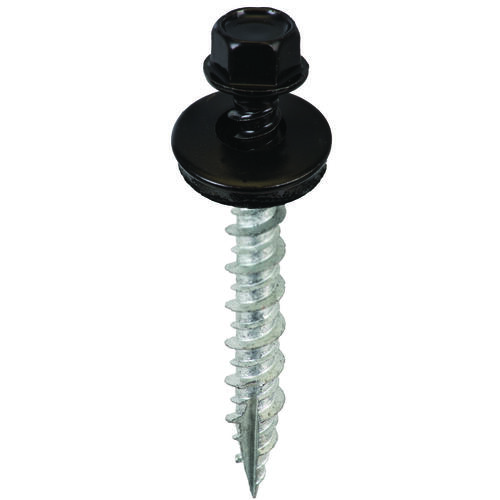 Acorn SW-MW15BK250 Screw, #9 Thread, High-Low, Twin Lead Thread, Hex Drive, Self-Tapping, Type 17 Point