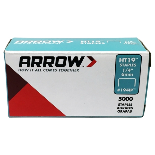 Crown Staple, 1/4 in W Crown - pack of 5000