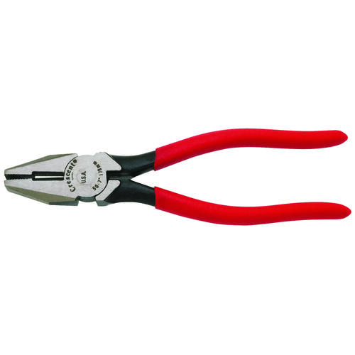 N Joint Plier, 7-1/4 in OAL, 12 AWG Cutting Capacity, Cushion Grip Handle, 1 in W Jaw