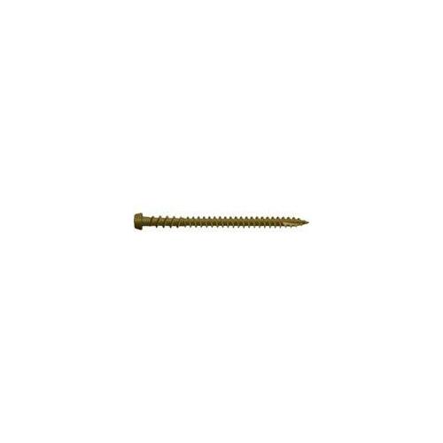 Camo 0349159 Deck Screw, #10 Thread, 2-1/2 in L, Star Drive, Type 99 Double-Slash Point, Carbon Steel, ProTech-Coated