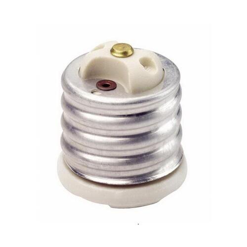 Adapter, 660 W, Aluminum/Glazed Porcelain, White