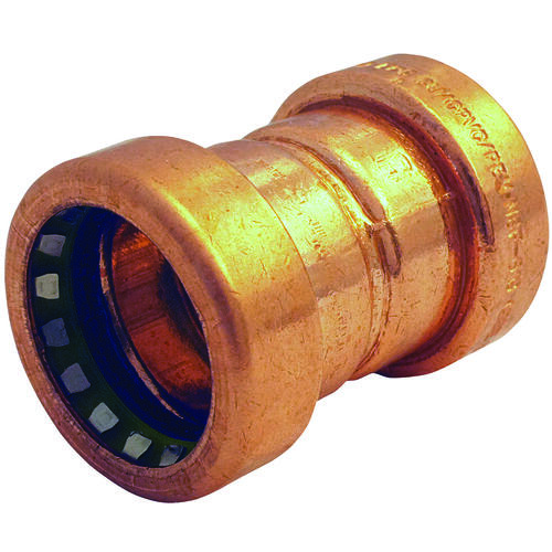 900 Series Pipe Coupling, 3/4 in, Copper, 200 psi Pressure