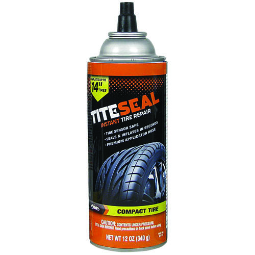 TiteSeal M1114/6 Instant Tire Repair Sealant, 12 oz Aerosol Can, Liquid, Ammonia Milky White