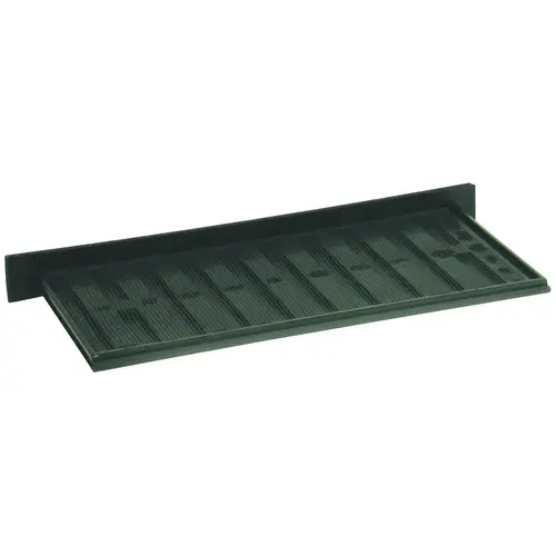 Bestvents PMS-1BROWN Foundation Vent, 40 sq-in Net Free Ventilating Area, Mesh Grill, Polypropylene, Brown