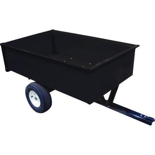 AG SOUTH SC17-2MC Trailer/Dump Cart, 1500 lb, Steel Deck, 16 in Wheel, Black