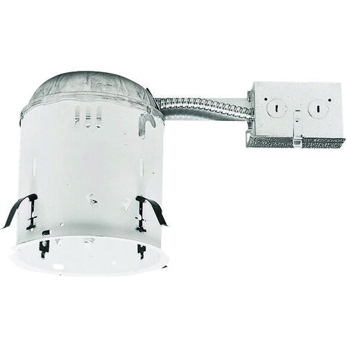 Halo H5RT Light Housing, 5 in Dia Recessed Can, Steel, White