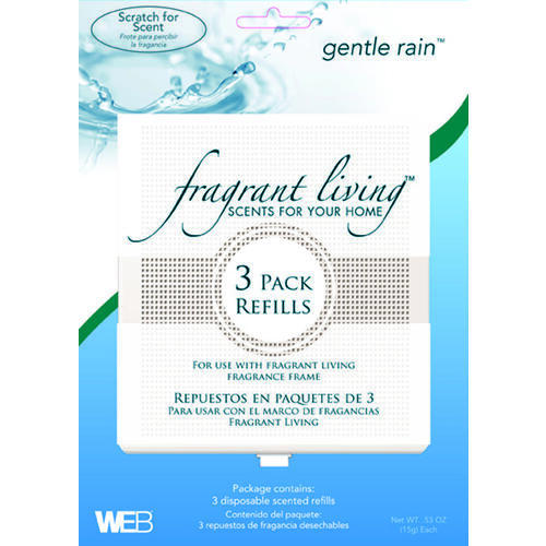 Fragrant Living Air Freshener, Gentle Rain - pack of 12