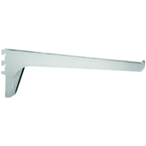 Shelf Bracket, 24 in L, Steel, Anochrome