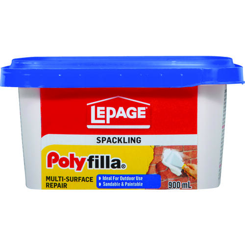 LePage 1256115 Polyfilla Multi-Surface Repair, Off-White, 900 mL Plastic Tub