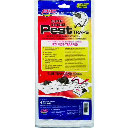 pic GPT-4 Pest Trap Glue, 5-1/4 in W, 10-1/4 in H - pack of 4