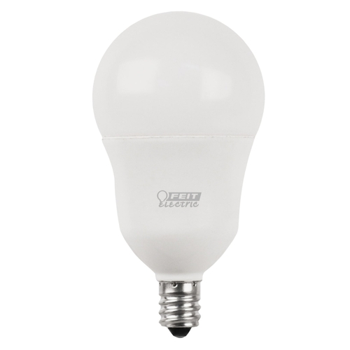 LED Bulb, General Purpose, A15 Lamp, 60 W Equivalent, E12 Lamp Base, Dimmable Pair White