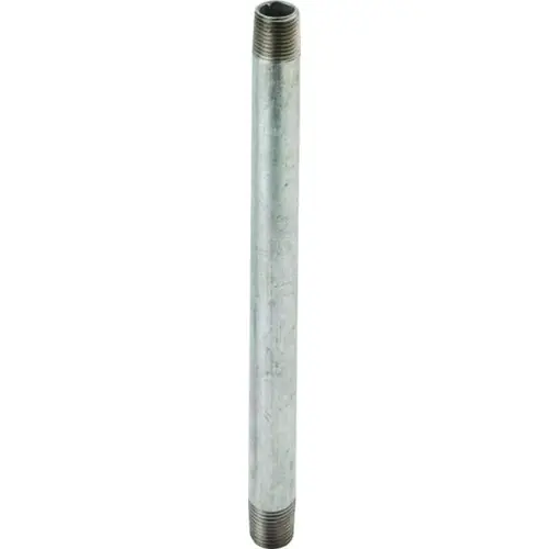 Pipe Nipple, 3/4 in, Threaded, Steel