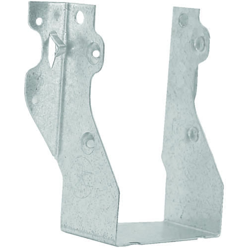 Slant Joist Hanger, 5-1/4 in H, 2 in D, 3-1/8 in W, 2 in L x 6 to 8 in H, Steel, Galvanized, Face Mounting