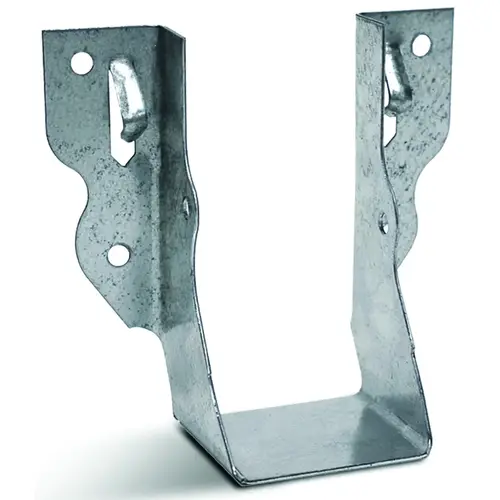 LU Series Standard Joist Hanger, 3 in H, 1-5/8 in D, 1-9/16 in W, 2 x 4 in, Steel, Galvanized - pack of 100