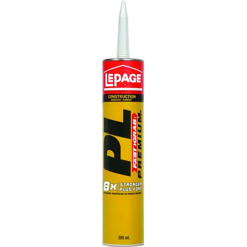 PL Premium Construction Adhesive, Gray, 295 mL Cartridge