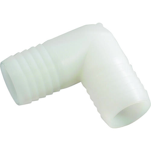 Hose Elbow, 90 deg Angle, 5/8 in, Barb, Nylon - pack of 5